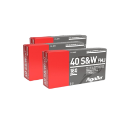 3 cajas Aguila .40