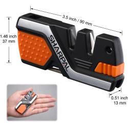Afilador de cuchillos de bolsillo 6 en 1
