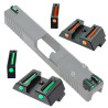 Miras de Fibra Optica para Glock